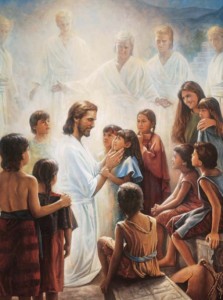 Christ with Nephite children