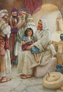 Christ with child